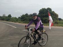 Usia 73 Tahun, Kang Andik Naik Sepeda 60 Ribu Km