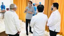Presiden Jokowi Saksikan Penyuntikan Uji Klinis Calon Vaksin Covid-19 ke 1.620 Relawan