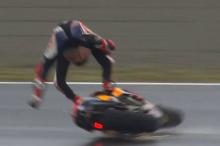 Marquez Terpelanting, Dovizioso Tercepat di FP2