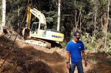 Jalan Lintas Marok Kecil-Dabo Singkep di Lingga Mulai Dikerjakan Tanpa Uang Pemerintah