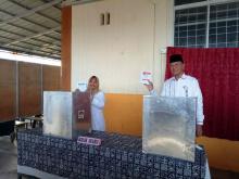 Coblos 02, Syahrul Optimistis Prabowo-Sandi Menang di Tanjungpinang