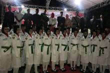 Kukuhkan 32 Paskibraka Lingga, Wabup: Bendera Simbol Penting Negara
