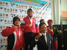 Karateka Polda Kepri Bripda Galuh Kembali Sabet Emas