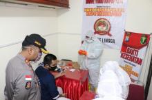 Polres Lingga Rapid Test 4 Tahanan Titipan Kejari, Hasilnya?