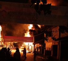 Kebakaran di Pasar Moro, Api Lalap Rumah dan Ruko Warga