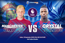 Man. United vs Crystal Palace: Menanti Debut Donny van de Beek