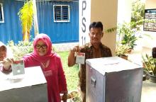 Rudi Kuasai TPS 11 Tempat Mencoblos
