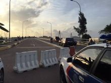 Kapal Masih Tersangkut, Akses Jembatan II Barelang Ditutup Satu Jalur