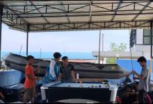 Diamankan Polairud, Para TKI Ilegal Lupakan Insiden Mencekam dengan Bermain Bilyard