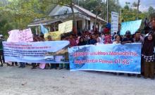 PT Karimun Granite Didemo Ratusan Warga Terdampak Aktivitas Tambang