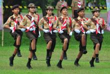  Batam Kirimkan 32 Siswa Ikuti Jambore Nasional Pramuka di Cibubur