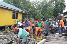 Tutup Rangkaian HUT ke-19, PLN Batam Goro Bersama Warga Tanjung Riau