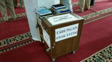 Empat Pemuda Terekam CCTV  Bongkar Uang Kotak Amal Masjid Tembesi