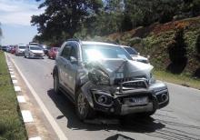 Kecelakaan Beruntun di Batam Centre, 4 Mobil Tabrakan 