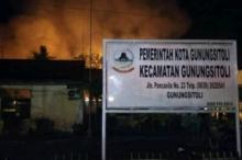 Gudang Penyimpanan Kotak Suara di Gunungsitoli Ludes Terbakar