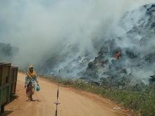 TPA Punggur Terbakar Dahsyat Sejak Tadi Malam