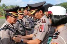 Pimpin Sertijab 5 Pejabatnya, Kapolres Lingga Titip Pesan Ini
