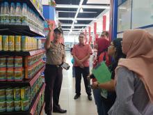 Polsek Balai Pantau Toko dan Swalayan Antisipasi Kelangkaan Akibat Corona
