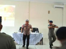 Kapolda Kepri Irjen Andap Disambut Yel-yel di Mako Brimob Tembesi