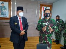 Pjs Gubernur Bahtiar Bahas Hal Ini dengan Pangkogabwilhan I Terkait Pilkada