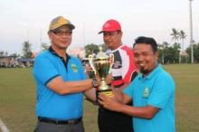 Meriahkan HUT RI Ke-74, Kecamatan Katang Bidare di Lingga Gelar Liga Sepak Bola dan Voli