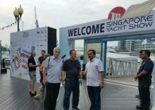 Nurdin Jual Pesona Bahari Kepri di Singapura Yatch Show