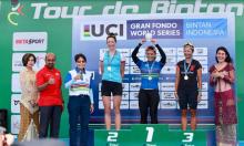 Wow, Santia Tri Kusuma Jadi Pebalap Wanita Tercepat Tour de Bintan 2018