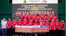 Bawa Pulang Piala Suhandinata, Tim Indonesia Diguyur Bonus Ratusan Juta