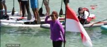 Cara Unik Susi Pudjiastuti Rayakan HUT ke-75 RI di Natuna