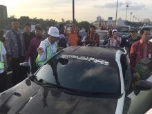 Fly Over Simpang Jam Mulai Dilalui Kendaraan