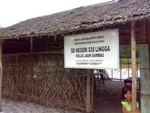 Mirip Kandang Kambing, Bangunan SD Negeri di Lingga Ini Bikin Heboh