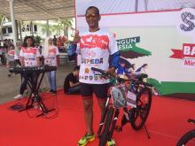 Wah, Djokowi Dapat Hadiah Sepeda Nusantara 2018 di Batam