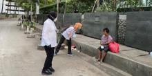 Tunawisma Ditemui Mensos Risma Terindikasi Penyakit Menular