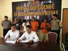 Polres Bintan Gulung Sindikat Curanmor Bintan-Pinang