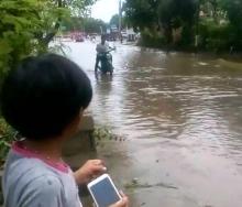 Ini Kata Dinas PU Bintan Soal Banjir di Jalan Taman Sari Tanjunguban