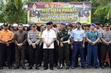 Hamid Hadiri Apel Gelar Pasukan Kesiapan Pengamanan Pemilu