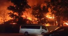 Api Kebakaran Kawasan Executive Industrial Park Menjalar ke Dekat Jalan Protokol