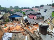 Ada 16 Rumah di Perumahan Cendrawasih Rusak Terimbas Longsor