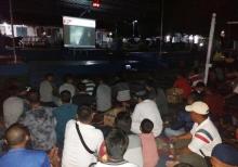 Lanal Karimun Gelar Nobar Film G30 S/PKI, Diikuti Seluruh Prajurit dan Warga