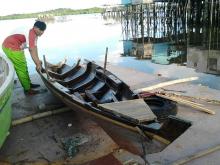 Penampakan Sampan Korban Tabrak Lari yang Tewaskan Reza