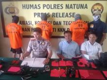 Polisi Ciduk Tiga Pelaku Pencurian di Ranai, Dua Diantaranya Residivis