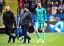 Jelang Lawan Liverpool, David de Gea Malah Cedera