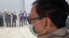 Menteri Prabowo Cuma Bisa Sapa WNI Asal Wuhan di Natuna dari Dalam Bus