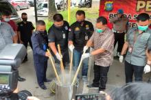 Polresta Barelang Rebus 4 Kilogram Sabu