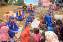 Polairud Polres Karimun Lakukan Polmas di Wilayah Pesisir