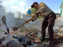 Polres Tanjungpinang Goro di Pesisir Pantai dan Terminal Bandara
