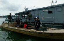 Petugas WFQR Tangkap TKI Ilegal di Dompak