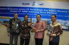 PGN-ASDP Sepakat Operasikan Kapal Berbahan Bakar Ganda di Merak-Bakauheni  