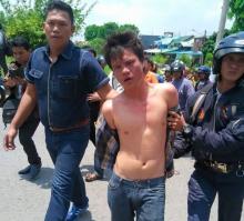 [Jurnalisme Warga] Duh, Jambret Dipukuli Massa di Kembang Sari Batam