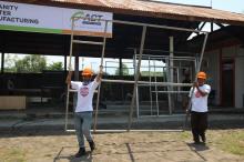 ACT Rancang Shelter Bongkar Pasang Waspada Gempa di Lombok